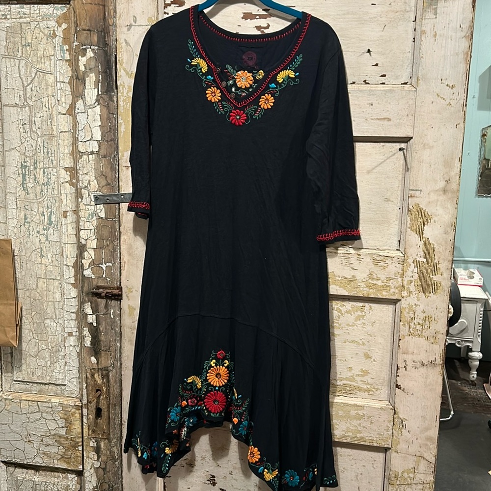 Double D Ranch Embroidered Western Dress
